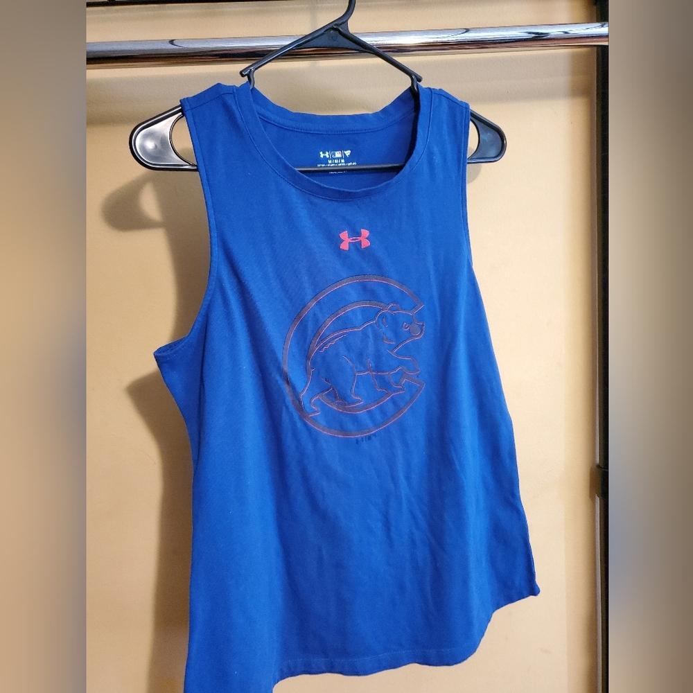 Under Armour Women's CHICAGO CUBS Tank Top, Size M